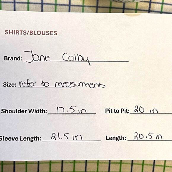 Jane Colby Plaid Turtle Neck Sweater Womens Large Multicolor VTG Casual Academia - Picture 10 of 10